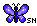 Small Butterfly - Blue 2