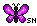 Small Butterfly - Purple