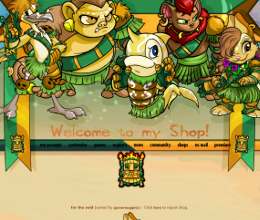 Team Mystery Island Shop